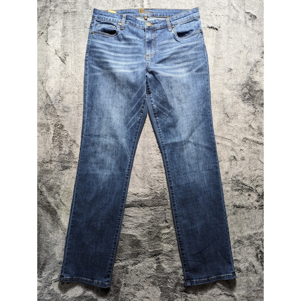 Kut from the Kloth Straight Leg Jeans - Medium Blue Wash